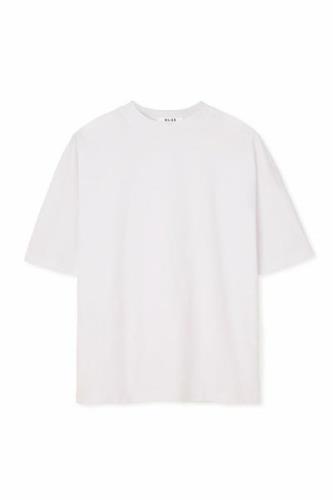 NA-KD Oversized t-skjorte med nedfallende skuldre - White