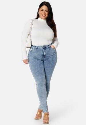 Happy Holly Amy Push Up Jeans Light denim 44S