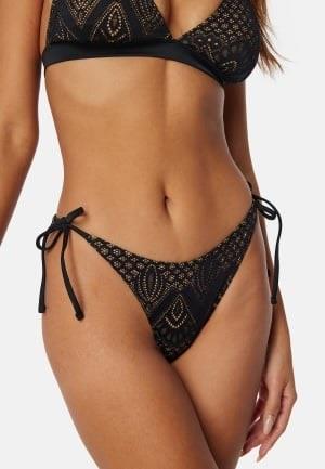 BUBBLEROOM Tie Lace Bottom Black/Beige 38