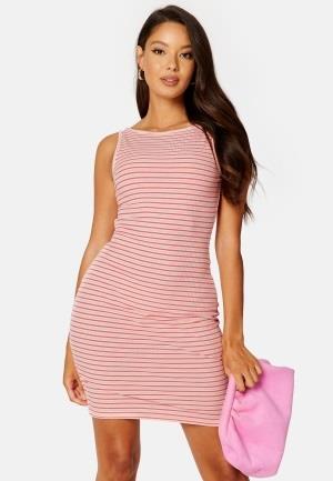 BUBBLEROOM Hallie striped rib dress  / Striped XS