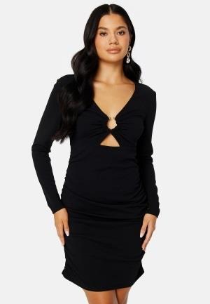 BUBBLEROOM Paris Cut Out Dress Black XS