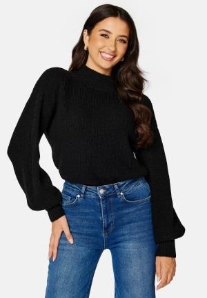 BUBBLEROOM Madina knitted sweater Black 2XL