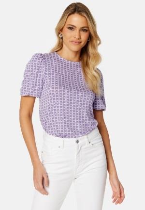 Happy Holly Noella top Purple / Floral 36/38