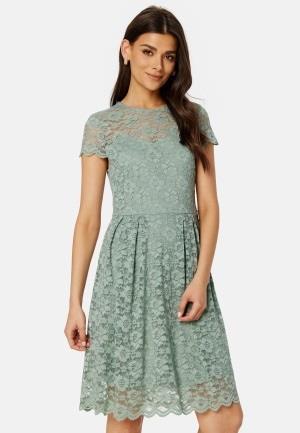 VILA Kalila Capsleeve Lace Dress Green Milieu M