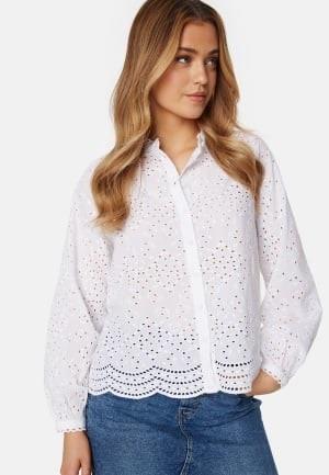 SELECTED FEMME Slftatiana L/S Embr Shirt Bright White 46