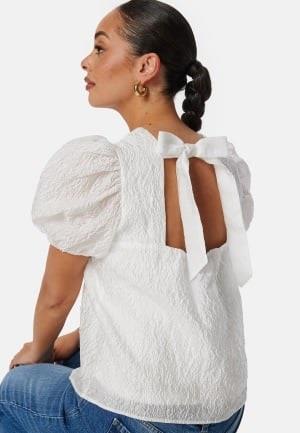 VERO MODA Vmnynne 2/4 Open Back Top Bright White XS