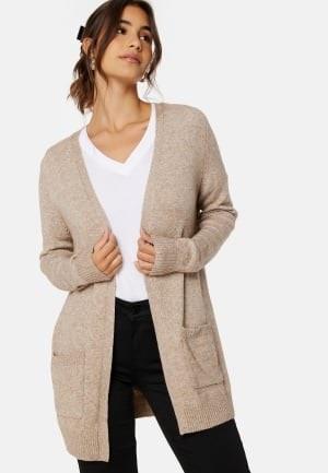 ONLY Lesly L/S Open Cardigan Beige Detail:W. Mela S