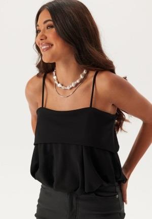 BUBBLEROOM Balloon Strap Top Black M