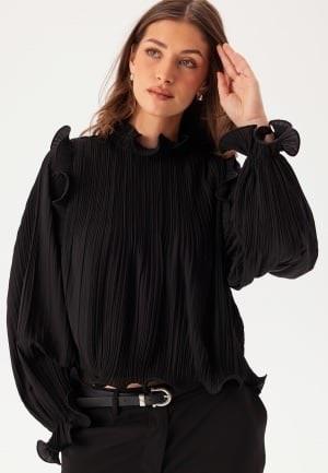 YAS Yasphilina Ls High Neck Top S. Black L