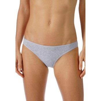 Mey Truser Cotton Pure Mini Briefs Gråmelerad bomull 36 Dame