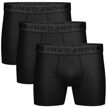 Frank Dandy 3P Legend Organic Boxers Svart økologisk bomull Medium Her...