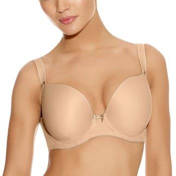 Freya BH Deco Moulded Plunge T-Shirt Bra Beige G 85 Dame