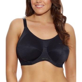 Elomi BH Energise Sports Bra Svart nylon G 95 Dame