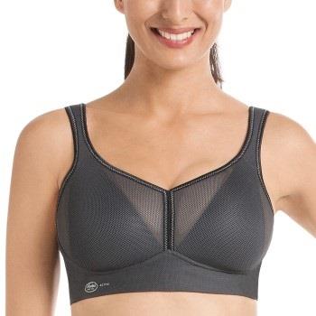 Anita BH Active Air Control DeltaPad Sports Bra Mørkgrå  F 70 Dame