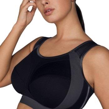 Anita BH Active Extreme Control Plus Sports Bra Svart/Grå F 90 Dame