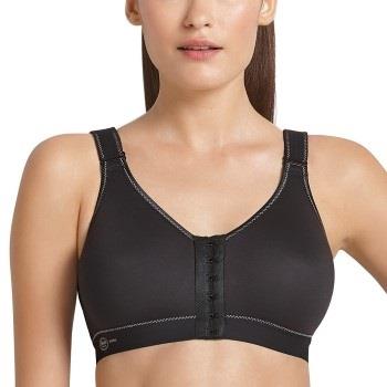 Anita BH Active Front Closure Sports Bra Svart B 80 Dame