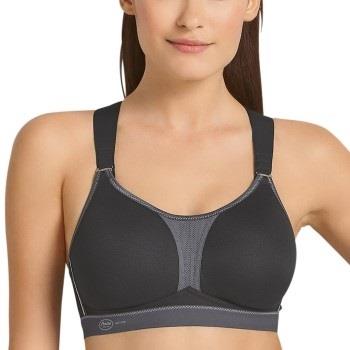 Anita BH Active Racerback Sports Bra Svart/Grå B 90 Dame