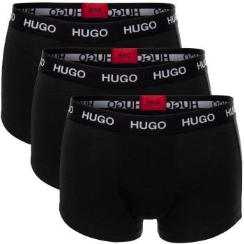 HUGO 3P Triplet Trunk Svart bomull Medium Herre