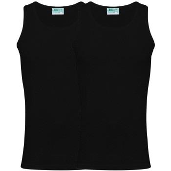 JBS 2P Organic Cotton Singlet Svart økologisk bomull Large Herre