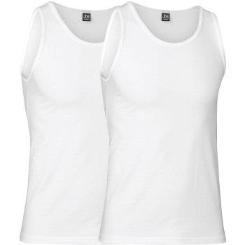 JBS 2P Organic Cotton Tank Top Hvit økologisk bomull X-Large Herre