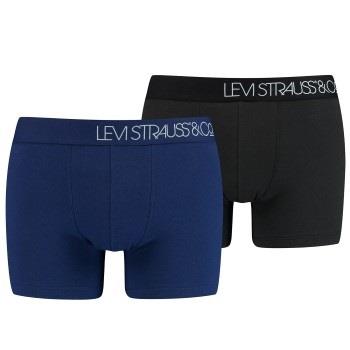 Levis 2P Base Boomer Piquee Boxer Blå bomull X-Large Herre