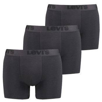 Levis 3P Premium Boxer Svart bomull Small Herre