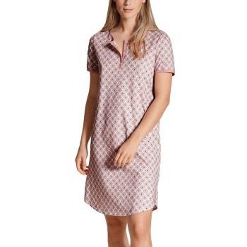 Calida Lovely Nights Sleepshirt Rosa Mønster bomull Small Dame