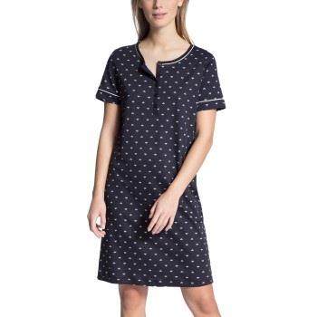 Calida Night Lovers Sleepshirt Mørkblå bomull Medium Dame