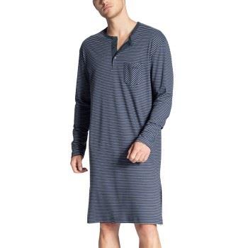 Calida Relax Streamline Nightshirt Blå bomull Small Herre