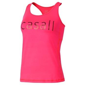 Casall Logo Tank Rosa polyamid 42 Dame
