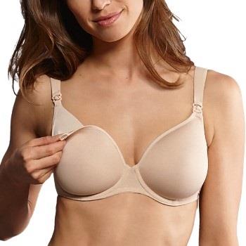 Anita BH Underwire Nursing Bra With Spacer Cup Beige D 80 Dame