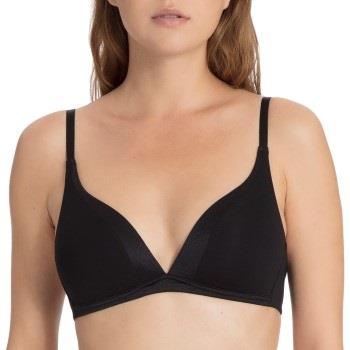 Calida BH Cate Triangle Soft-Bra Svart bomull B 75 Dame