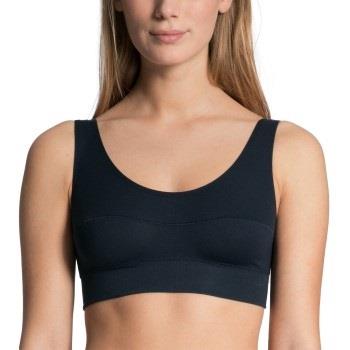 Calida BH Elastic Top Midnattsblå bomull Large Dame