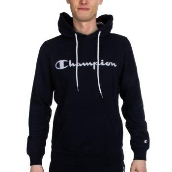 Champion American Classics Men Hooded Sweatshirt Marine Small Herre