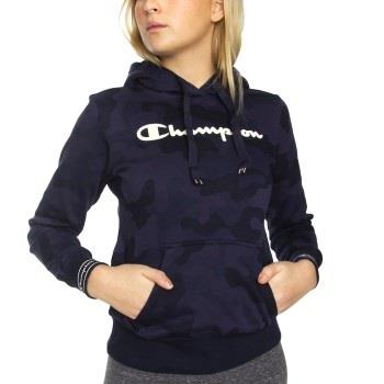 Champion Women Hooded Sweatshirt Allover kamuflasje Medium Dame