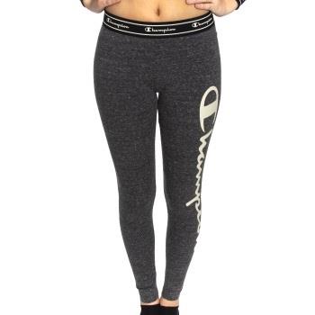 Champion Women Leggings Big Logo Grå bomull Small Dame