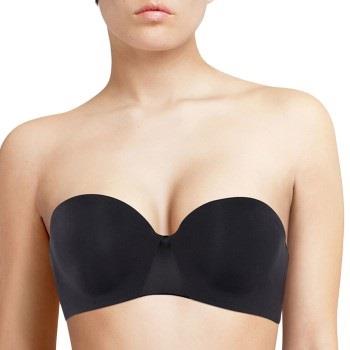 Chantelle BH Essentiall Bandeau T-shirt Bra Svart D 70 Dame