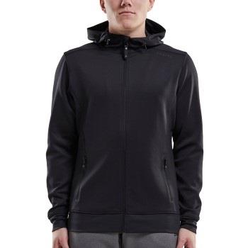 Craft Noble Full Zip Hood Men Svart polyester Small Herre