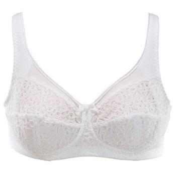 Damella BH Classic Soft Lace Bra Hvit F 80 Dame