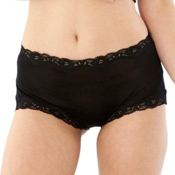 Damella Truser Silk Brief Svart silke Large Dame