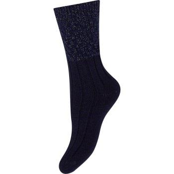 Decoy Strømper Cosy Mohair Lurex Sock Blå Mønster Strl 37/41 Dame