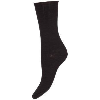 Decoy Strømper Thin Comfort Top Socks Svart Strl 37/41 Dame