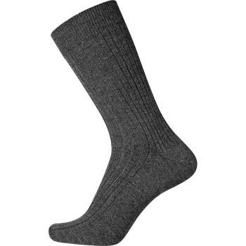 Egtved Strømper Wool Broadrib Sock Mørkgrå  ull Str 38/40