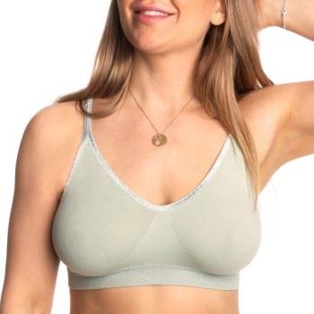 Missya BH Lucia Glitter Bra Top Mintgrønn polyamid Large Dame