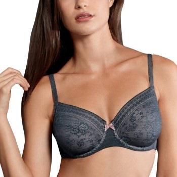 Rosa Faia BH Fleur Underwire Bra Antracit polyamid D 70 Dame