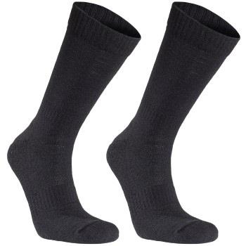 Seger Strømper 2P Basic Wool Sock Svart Str 35/38