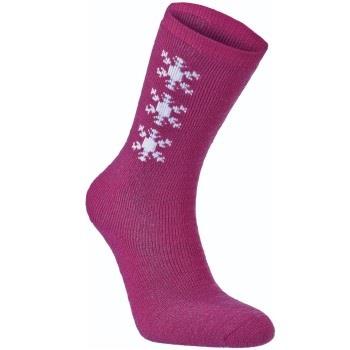 Seger Strømper Lillen Junior Sock Rosa ull Str 34/36 Barn