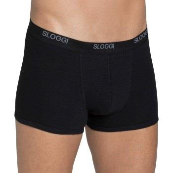 Sloggi For Men Basic Shorts Svart bomull Medium Herre