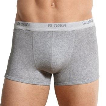 Sloggi For Men Basic Shorts Grå bomull X-Large Herre