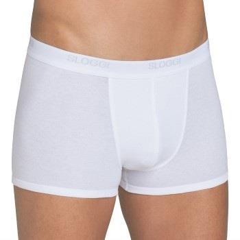 Sloggi For Men Basic Shorts Hvit bomull Medium Herre